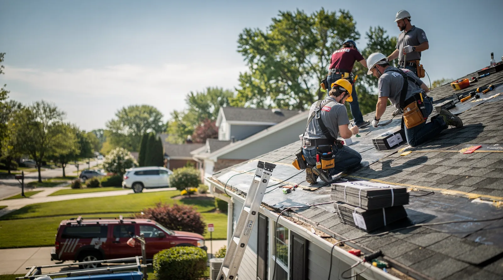 Roof Repair in Glendale Heights, IL around you